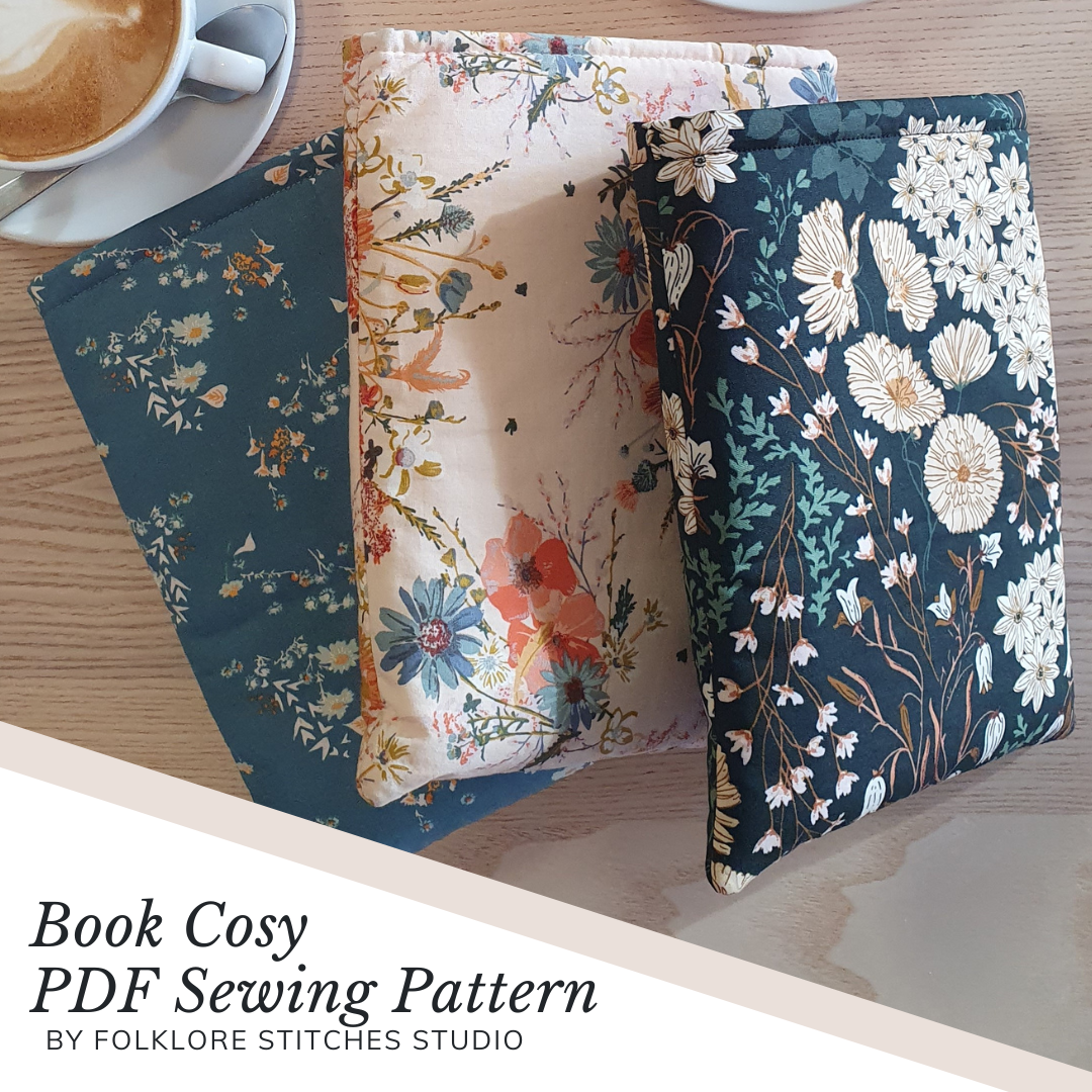 Book Cozy Pattern Fabric Book Covers (Without Any Sewing!) Driven By